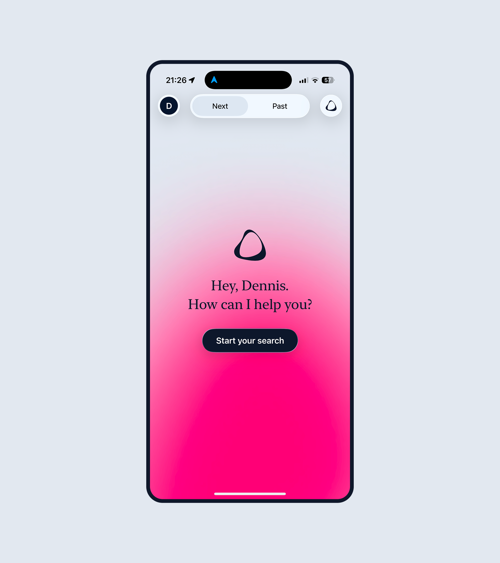 humique companion app on iPhone